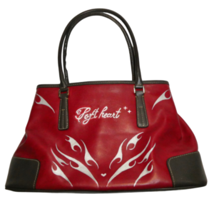 Soft heart purse